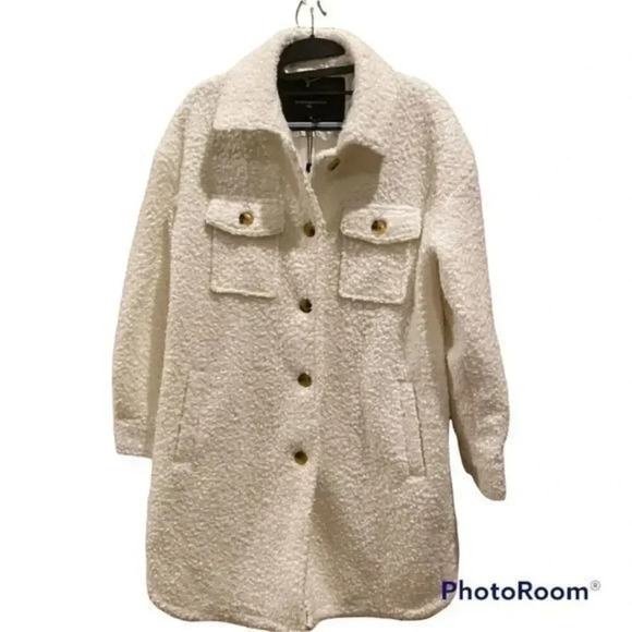 BCBGMAXAZRIA Teddy long jacket